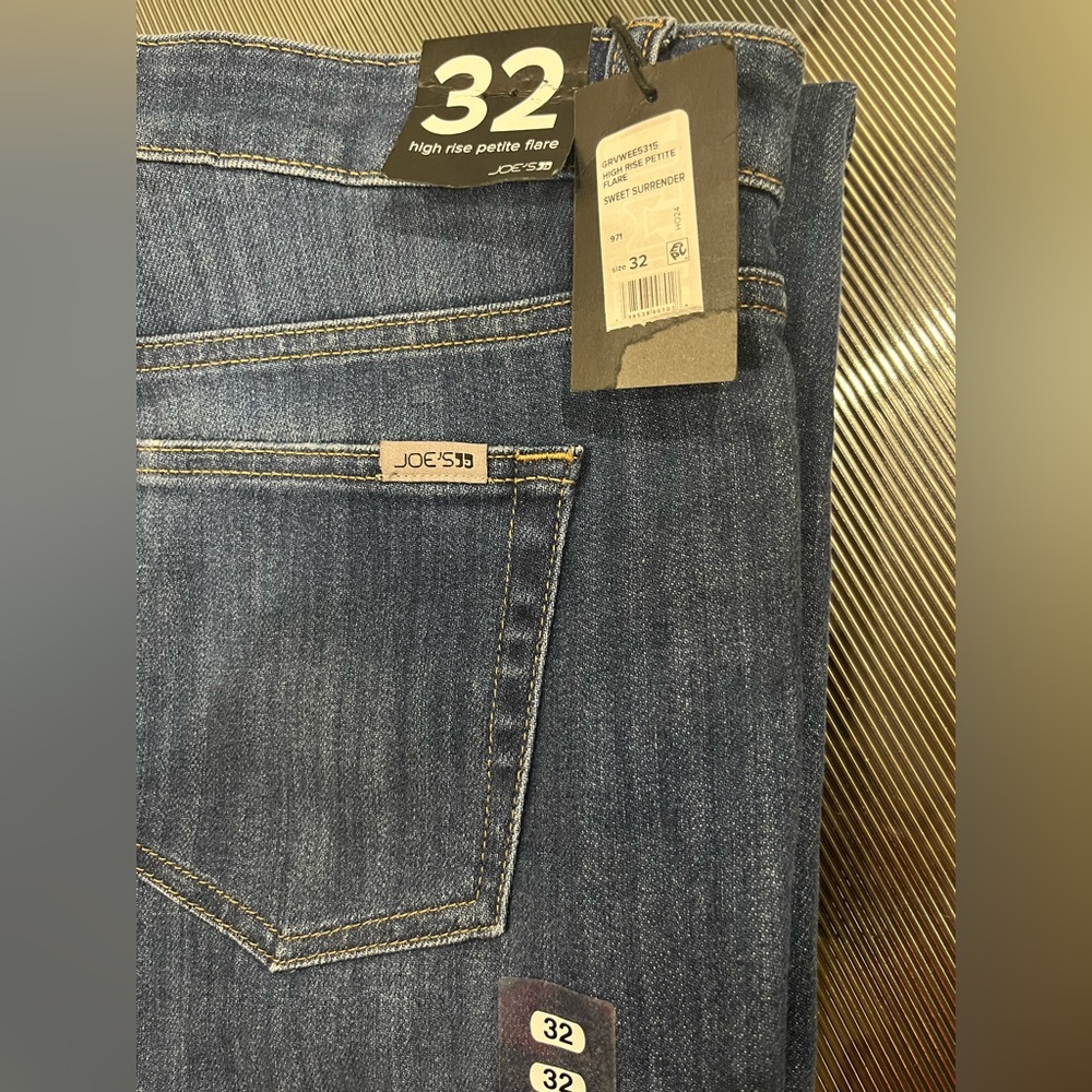NWT Joe’s Jeans High Rise Petite Flare Jeans Sweet Surrender - Picture 6 of 8